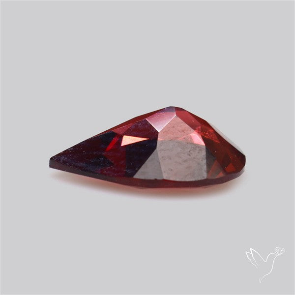 Red Almandine (Pyrope) Garnet Faceted Mozambique Garnet