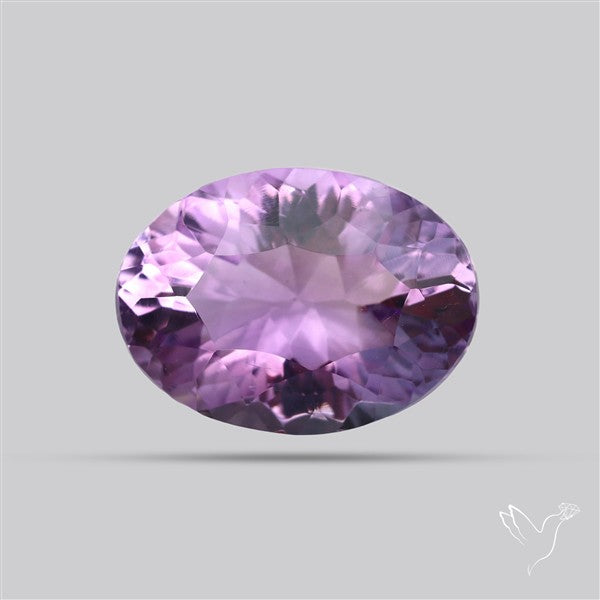 Millenium Cut Faceted Amethyst Concave Cut