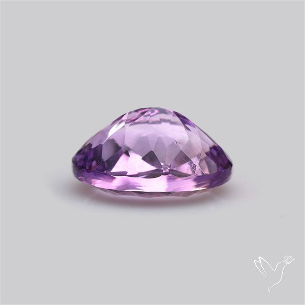 Millenium Cut Faceted Amethyst Concave Cut