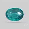 Rose Faceted Belgian Teal Fluorite Rose Cut Top