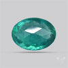 Rose Faceted Belgian Teal Fluorite Rose Cut Top