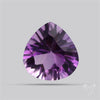 Millenium Cut Faceted Amethyst Concave Cut