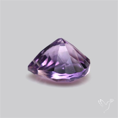 Millenium Cut Faceted Amethyst Concave Cut