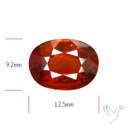 Ceylonese Hessonite Garnet High Grade Gem