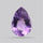 Millenium Cut Faceted Amethyst Concave Cut