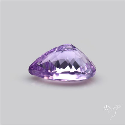 Millenium Cut Faceted Amethyst Concave Cut