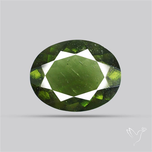 Czech Moldavite Rare Large Size Faceted