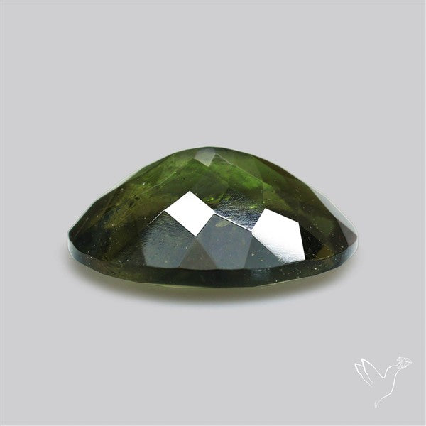 Czech Moldavite Rare Large Size Faceted