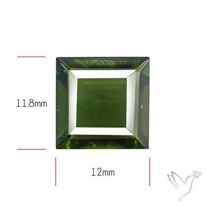 Czech Moldavite Rare Large Size Faceted