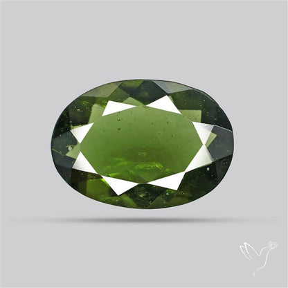 Czech Moldavite Rare Large Size Faceted