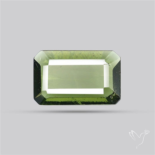 Czech Moldavite Rare Large Size Faceted