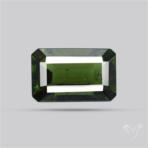 Czech Moldavite Rare Large Size Faceted