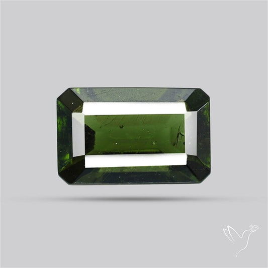 Czech Moldavite Rare Large Size Faceted