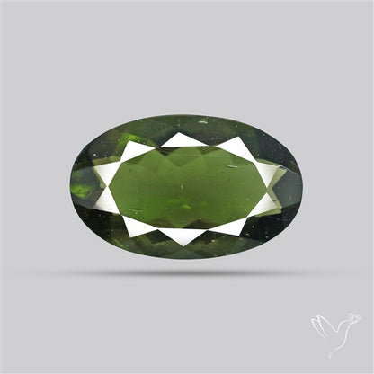 Czech Moldavite Rare Large Size Faceted