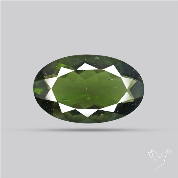 Czech Moldavite Rare Large Size Faceted