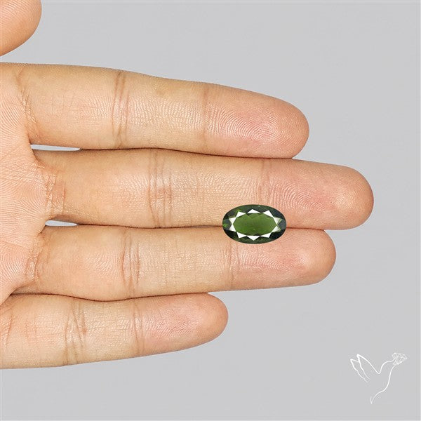 Czech Moldavite Rare Large Size Faceted