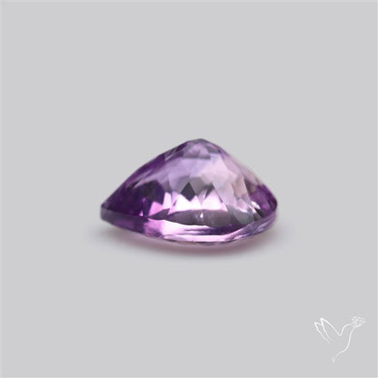 Millenium Cut Faceted Amethyst Concave Cut
