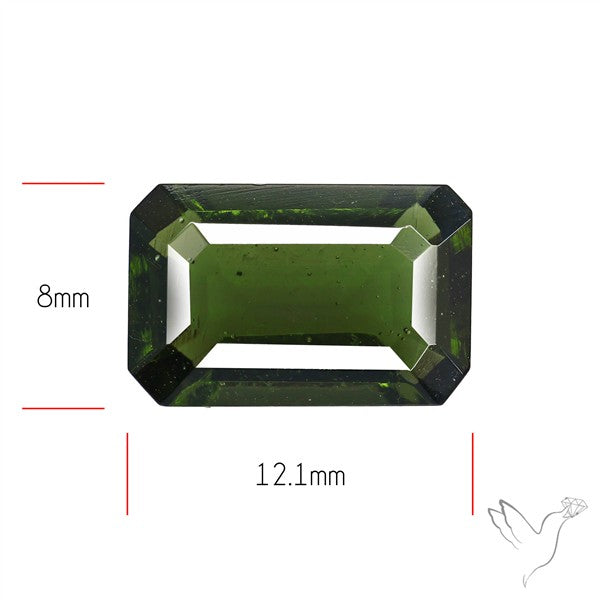 Czech Moldavite Rare Large Size Faceted