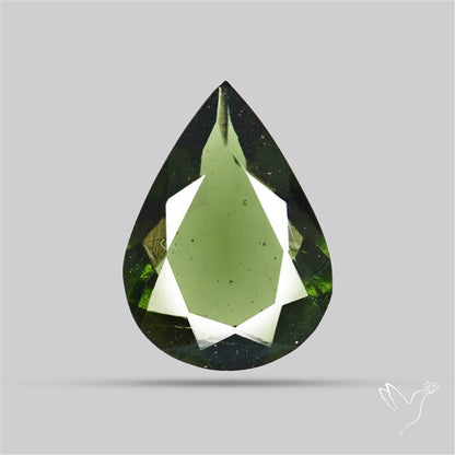 Czech Moldavite Rare Large Size Faceted