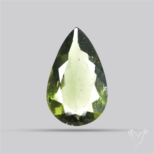 Czech Moldavite Rare Large Size Faceted