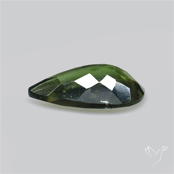 Czech Moldavite Rare Large Size Faceted