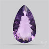 Millenium Cut Faceted Amethyst Concave Cut