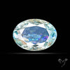 Moss Aquamarine with Rainbow Inclusions