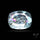 Moss Aquamarine with Rainbow Inclusions