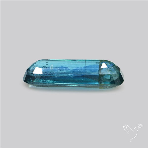 Faceted Teal Moss Kyanite