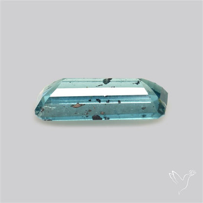 Faceted Teal Moss Kyanite