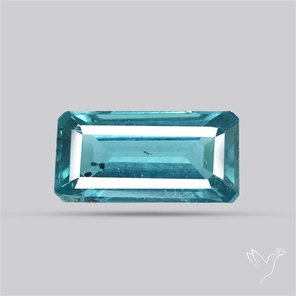 Faceted Teal Moss Kyanite