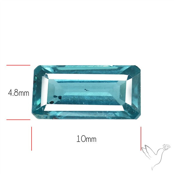 Faceted Teal Moss Kyanite
