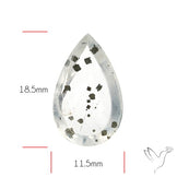Rare Pyrite Included Quartz Cabochon