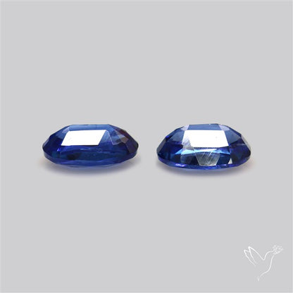 Faceted Blue Kyanite Pair