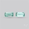 Faceted Paraiba Blue Kyanite Pair