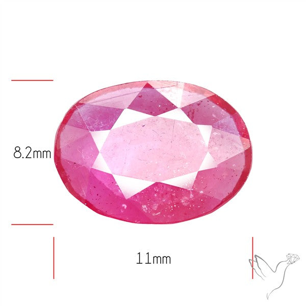 Faceted Pink Sapphire