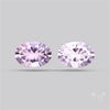 Millennium Cut Amethyst Pair Faceted Fine Gemstone