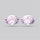 Millennium Cut Amethyst Pair Faceted Fine Gemstone