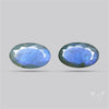 Faceted Blue Labradorite Pair