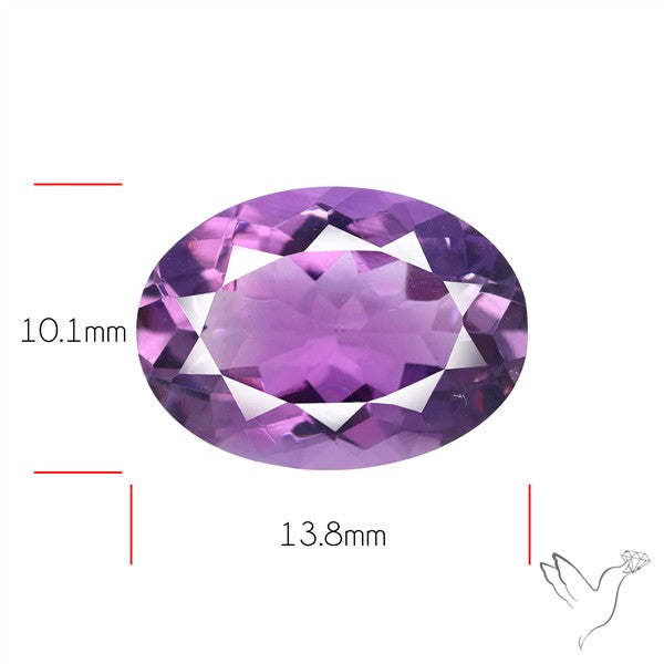 Amethyst Faceted Cut Fine Gemstone