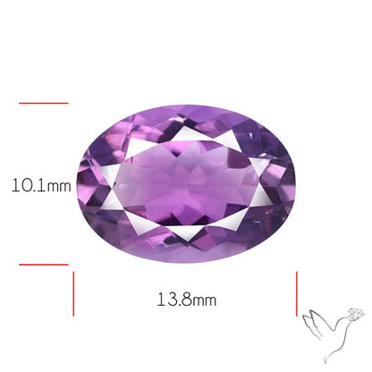 Amethyst Faceted Cut Fine Gemstone