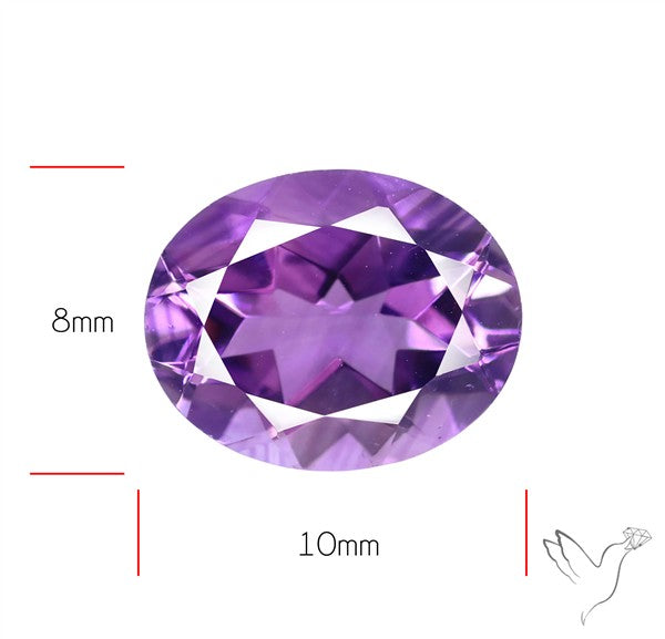 Amethyst Faceted Cut Fine Gemstone