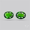 Chrome Diopside Natural Deep Green Pair Faceted AAA Fine Gemstone