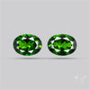 Chrome Diopside Natural Deep Green Pair Faceted AAA Fine Gemstone
