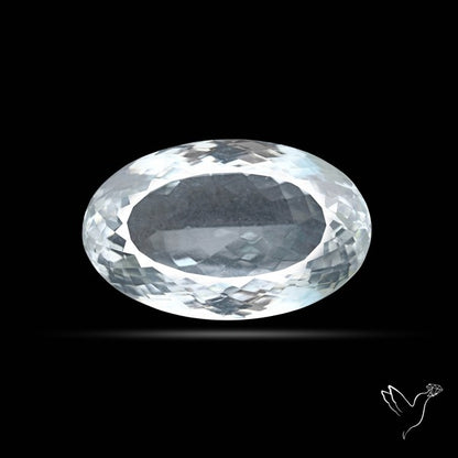 Large Himalayan Clear Quartz Faceted Crystal Fine Gemstone