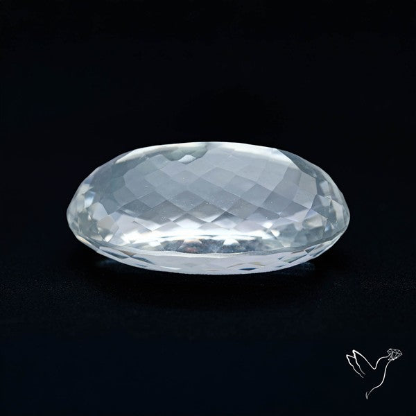 Large Himalayan Clear Quartz Faceted Crystal Fine Gemstone