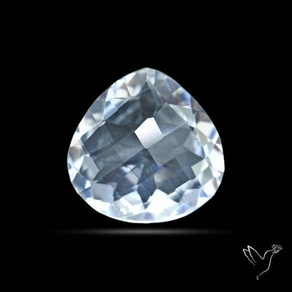 Himalayan Clear Quartz Faceted Crystal Fine Gemstone
