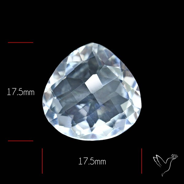 Himalayan Clear Quartz Faceted Crystal Fine Gemstone