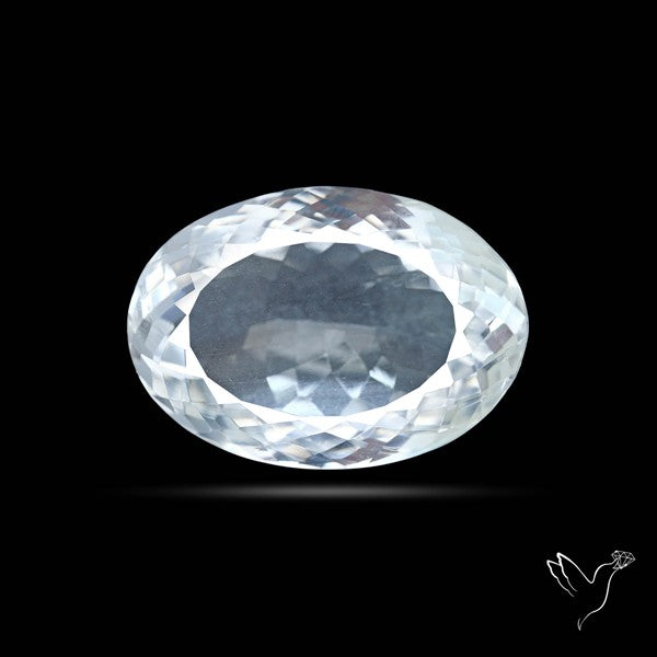 Himalayan Clear Quartz Faceted Crystal Fine Gemstone