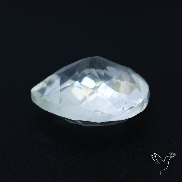 Himalayan Clear Quartz Faceted Crystal Fine Gemstone